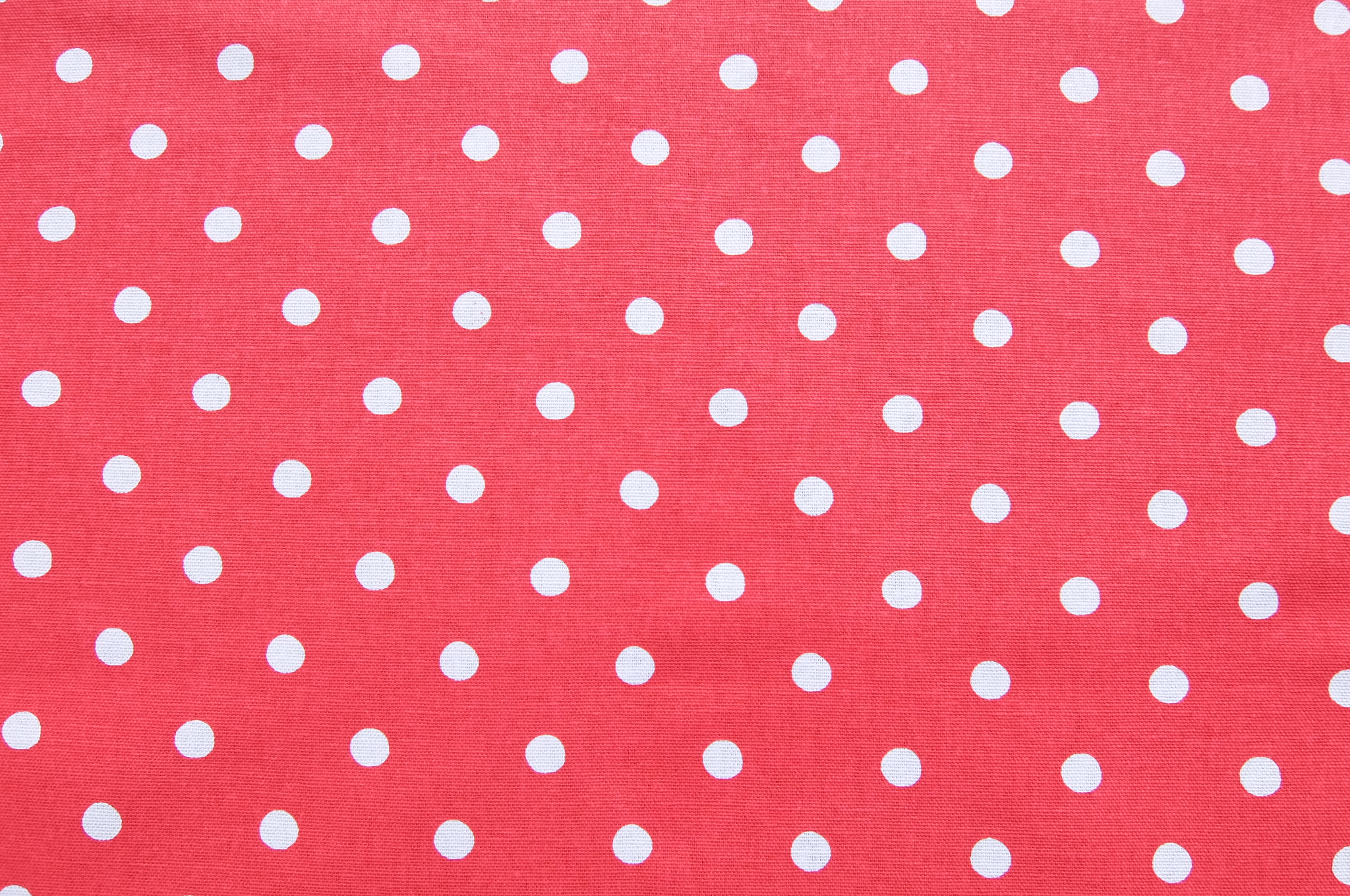 Polka Dots rot weiß gepunktet Geschirrtuch Trockentuch Halbleinen 50 x70