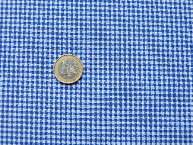 Westfalenstoff Vichykaro blau weiß kariert Baumwolle 150 cm