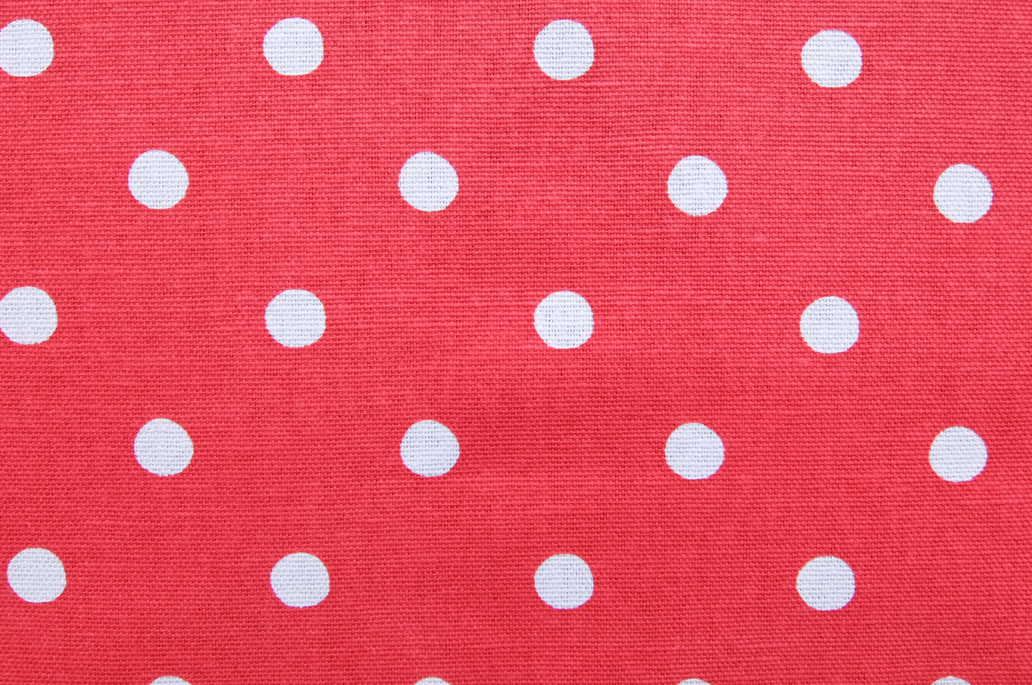 Polka Dots rot weiß gepunktet Geschirrtuch Trockentuch Halbleinen 50 x70